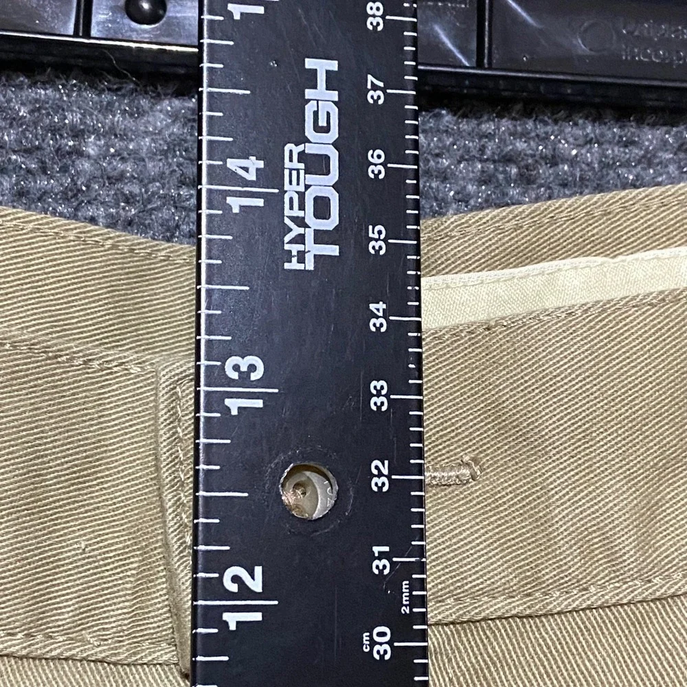 Eddie Bauer Y2K Mens 36 Khaki Shorts Tan Cotton Pleated Classic Fit NWT 0491